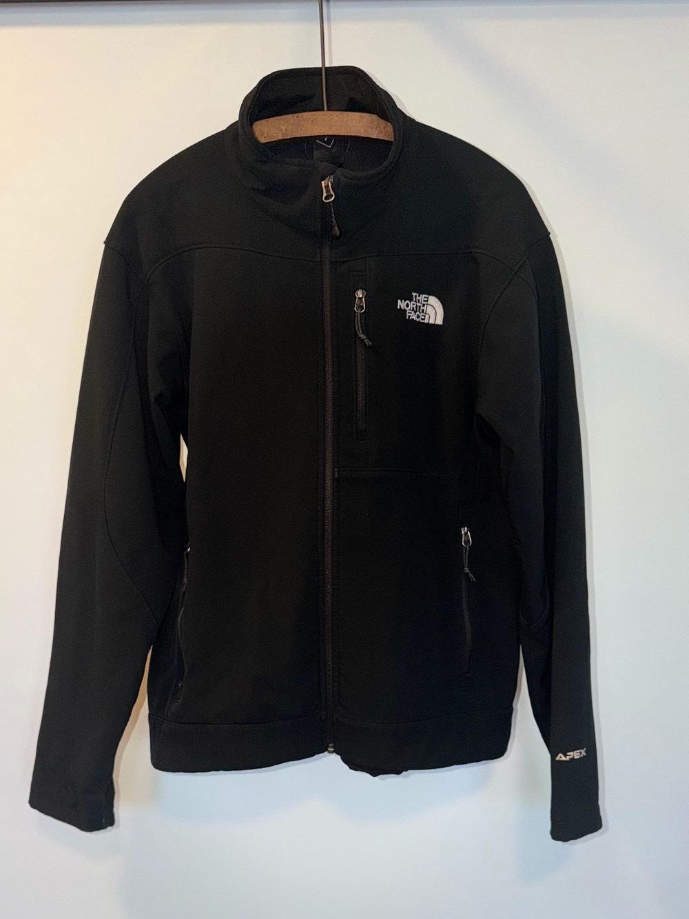 The North Face Black Apex Utility Jacket with Chest Pocket